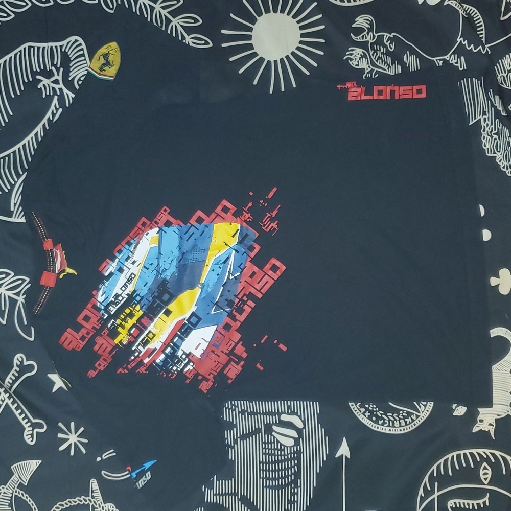 Puma Alonso Ferrari mens graphic tee